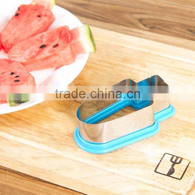 New Arrival Ice Lollies Shape Cutter Watermelon Slicer Cutter