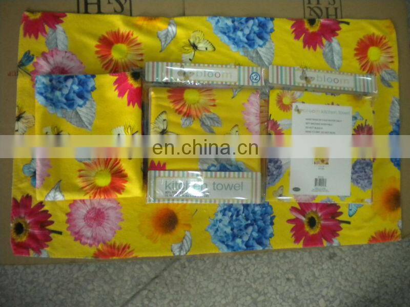 microfiber towel for kitchen cleaning and auto car cleaning