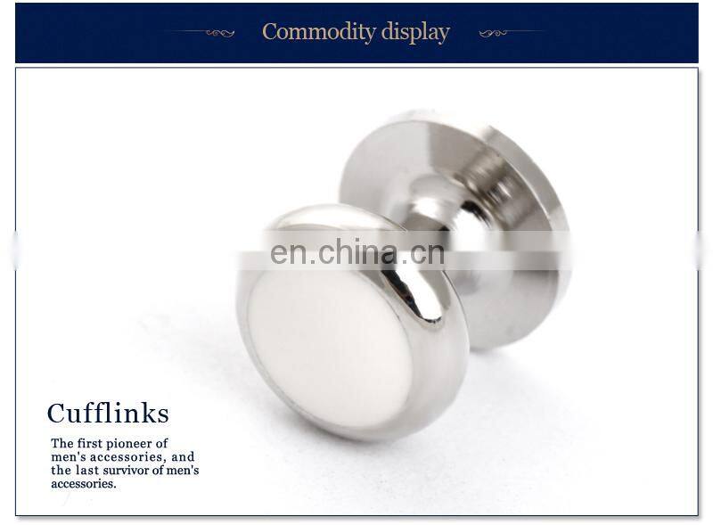 2015 Metal Mens cufflinks studs for Shirts