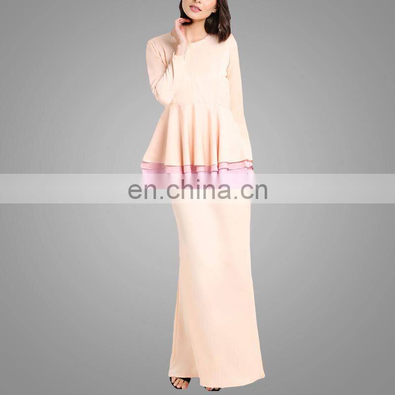 2017 Baju kurung malaysia model fashion muslim women clothing