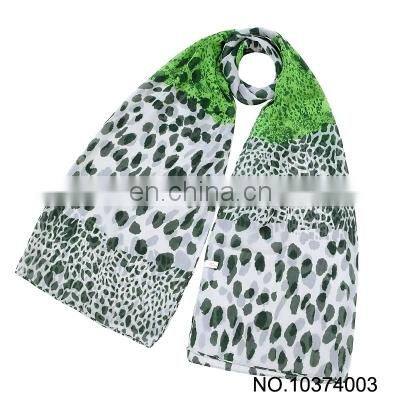 Forest leopard print chiffon long towel wholesale