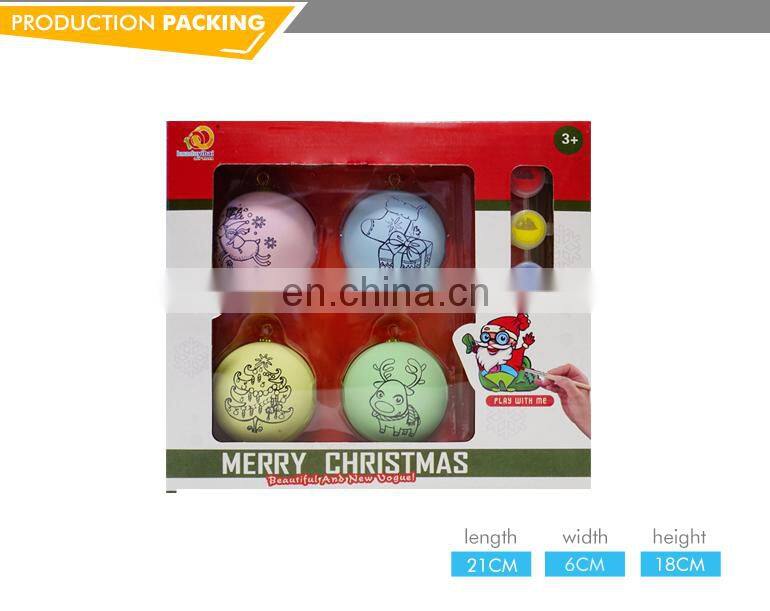 Promotion gift funny christmas balls plastic manufacturer