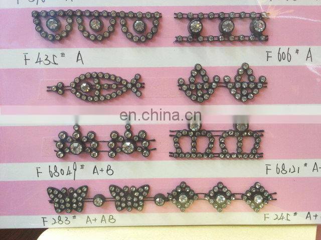 SS8 Plastic ab crystal rhinestone trimming for garments