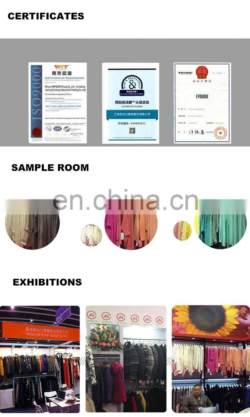 OEM Spring Black And White Pattern Print Fabric Winter Long Women Cardigan