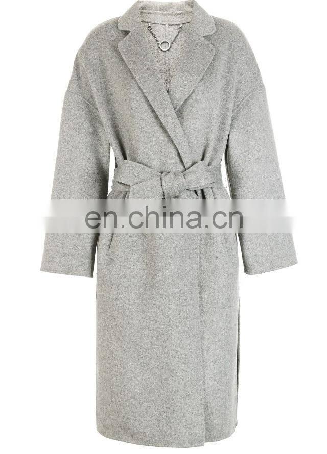 Hot Sale Winter Clothing Women Fashion Overcoat Long Wool Jacket