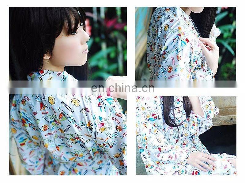 chinavictor clearance 100% cotton hot sex girl adult one size japanese peignoir