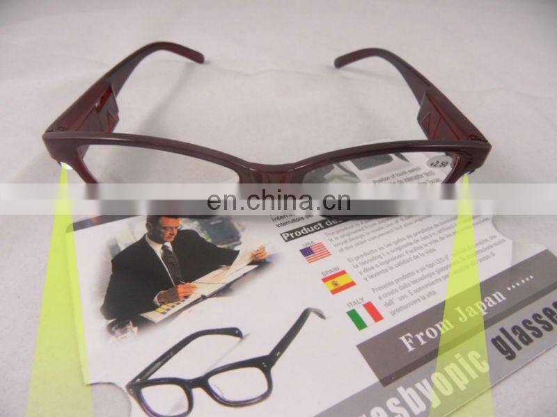 New fashion design light up LED reading glasses for old people