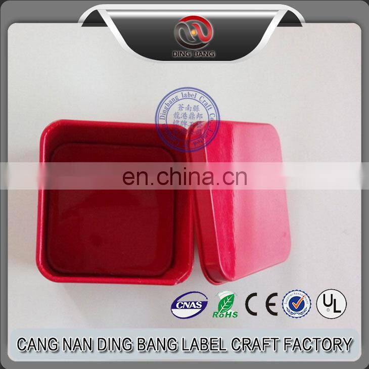 Wholesale Cheap High Grade Tin Material And Frost Type 3 Color 11*8cm Normal Metal Socks Box