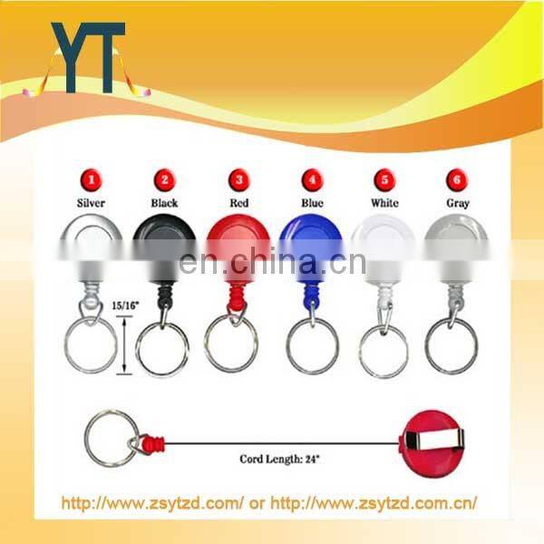 Badge Reel With Spring Hook