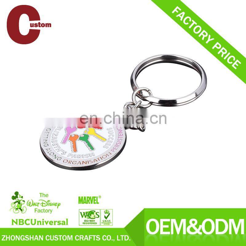Factory price custom souvenir metal keychains