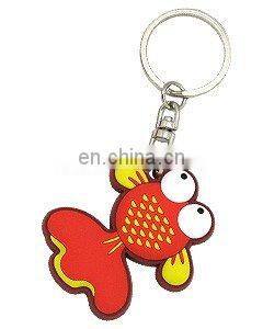 Goldfish Design PVC Keychain