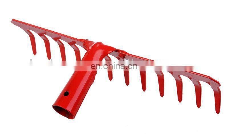 Red Color Steel Garden Rake In High Quality(SG-080)
