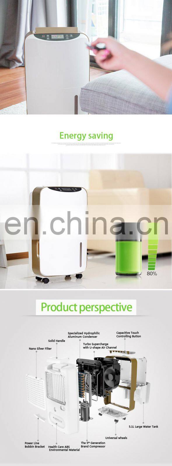 High Temperature Dehumidifier for home use 220V