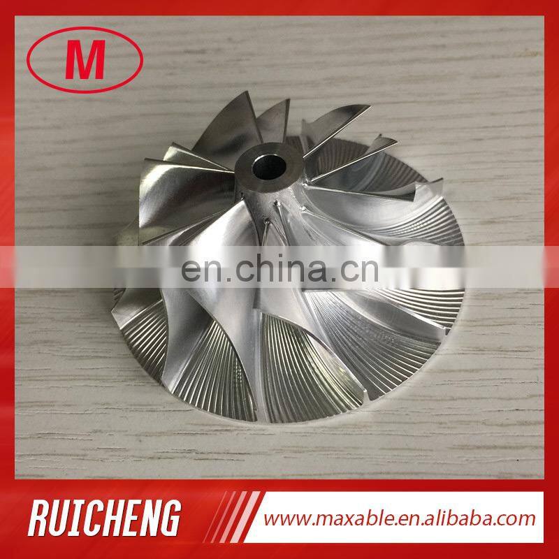 K16 forward 46.10/65.94mm 6+6 blades turbo milling/aluminum 2618/billet compressor wheel