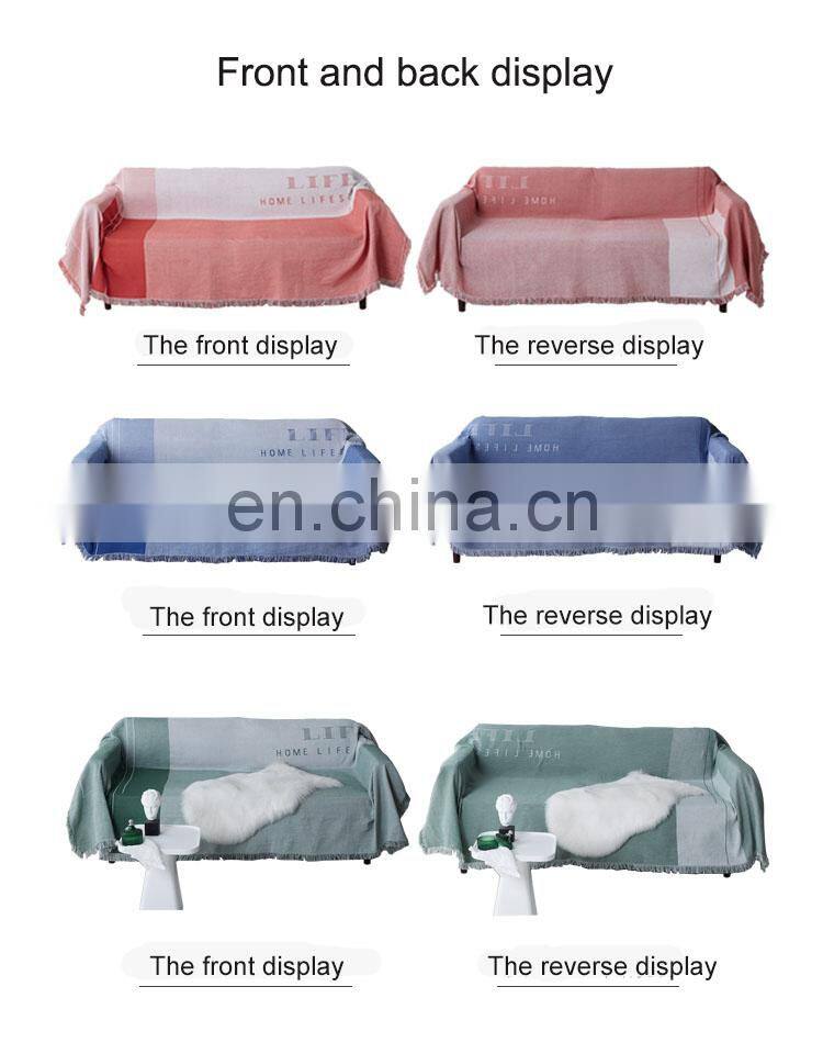 RAWHOUSE cheap factory price original ins sofa cover for fall Nordic woven decorative throw blanket with low moq