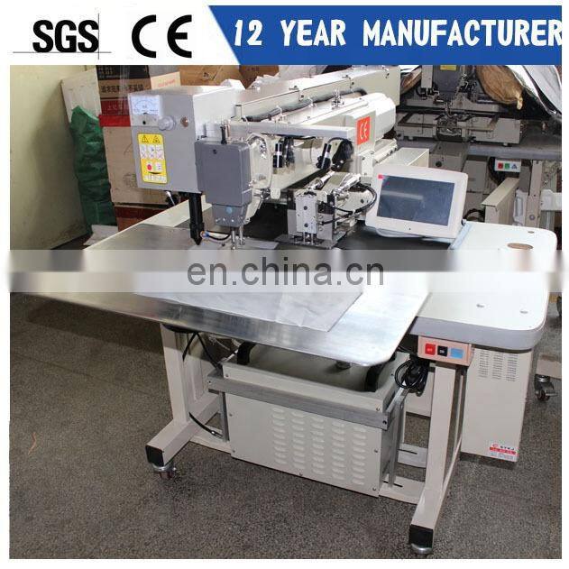 Automatic Laster trousers welting pocket placket industrial sewing machine