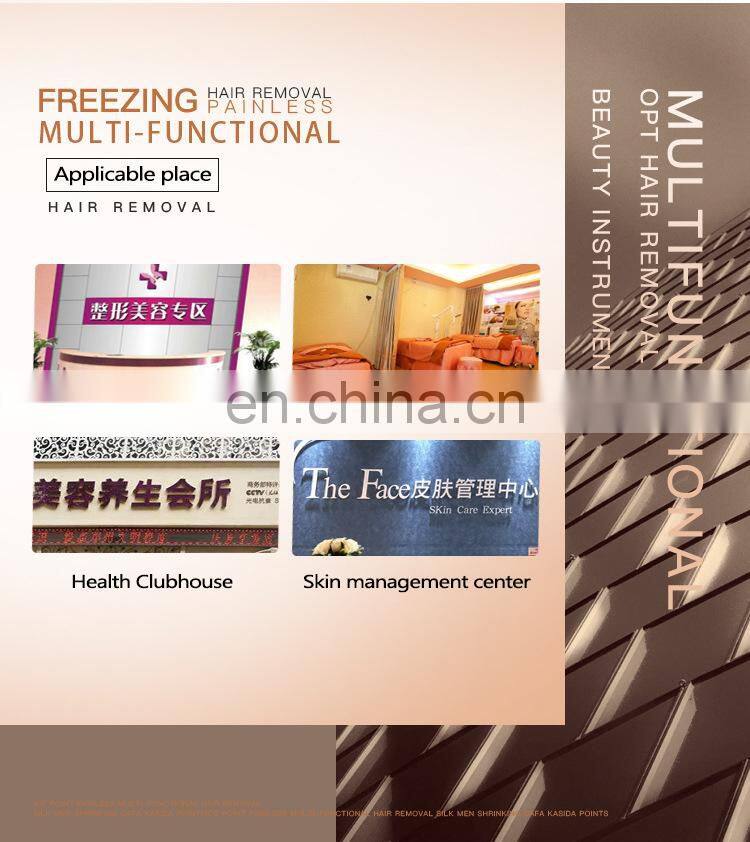 Portable 3 in 1 DPL hair removal RF skin lifting skin rejuvenation pico tattoo removal multifunctional