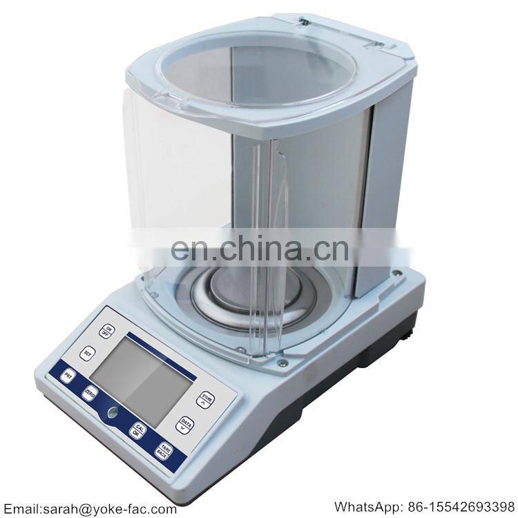 FA2204C 0.1mg 0.0001 gram analytical balance weighing scales with printer interface