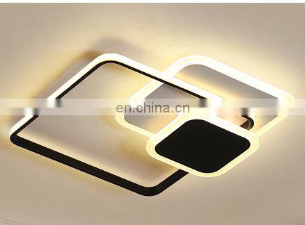 2020 zhongshan guzhen square shade decoration acrylic ceiling lamp for indoor