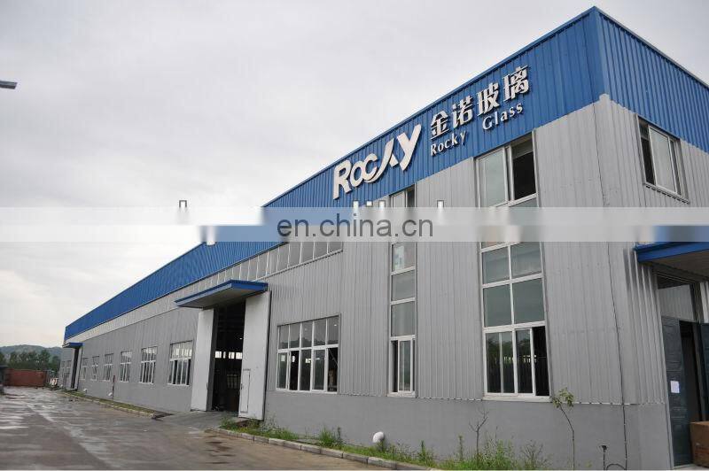 Best quality 6 mm colors tempered glass reflective price