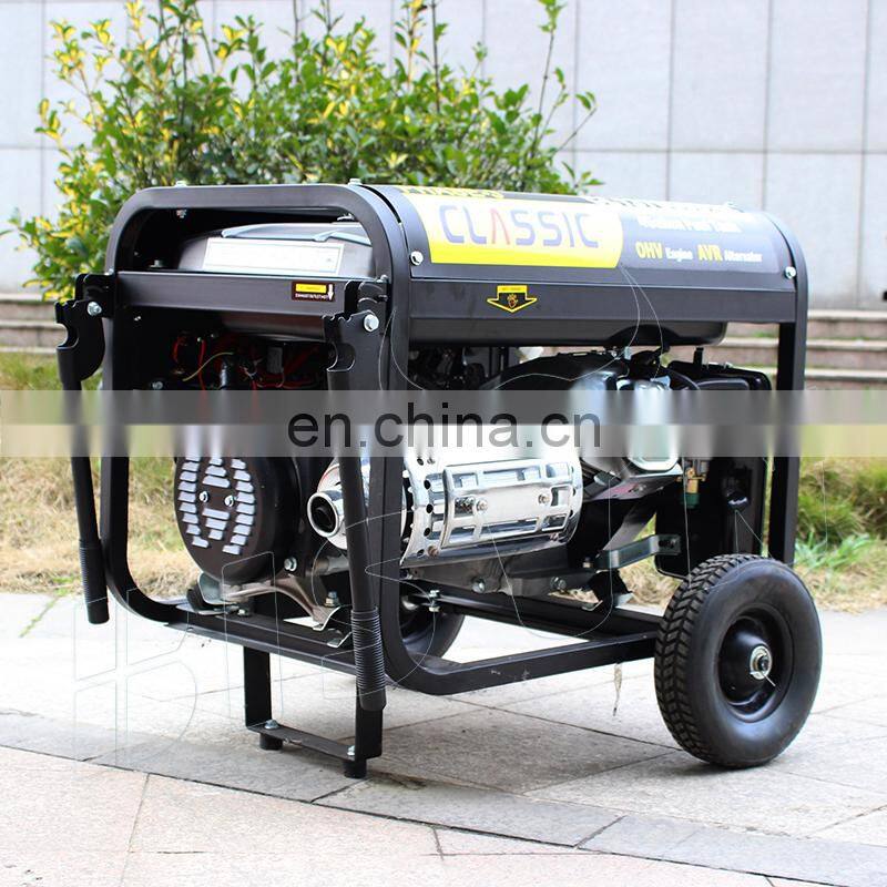 BS7500J(H) BISON China Taizhou Easy Move Cooper wire Key Start 110v 6.KW generator prices