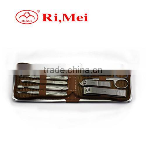 9pcs high quality professional manicure set for woman