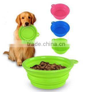 Food Storage Containers Collapsible Pet Bowl Silicone Bowl Foldable Bowl Dog Pet Bowl