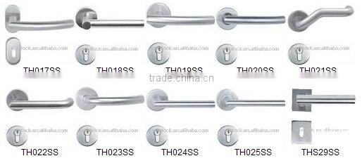 TH037:Stainless Steel Lever Handle with Escutcheon