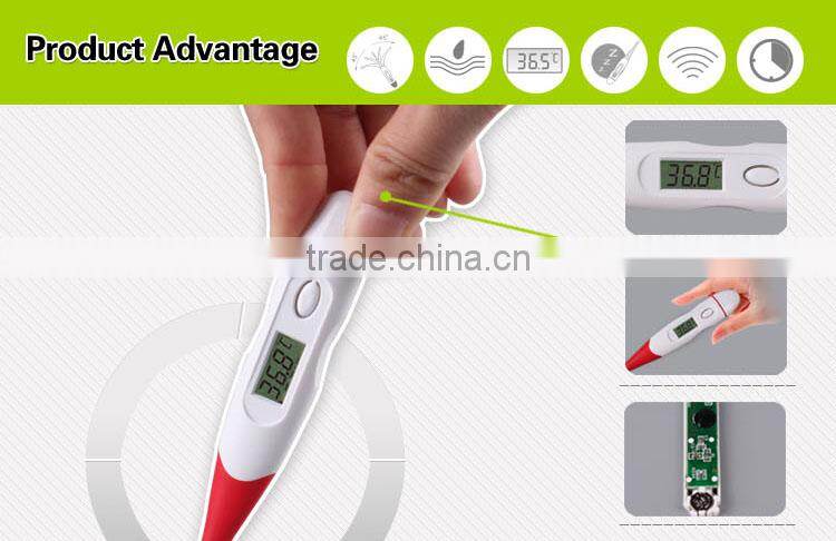 2015 professional manufacturer of KFT-03 COCET brand flexible pen type portable medical electronic thermometer