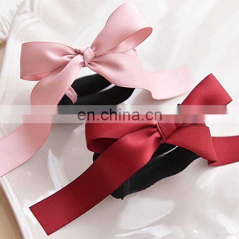 1 PC Fashion Women Magic Tools Foam Sponge Device Quick Messy Donut Bun Hairstyle Girl Hair Bows Band Accessories Silk Headband