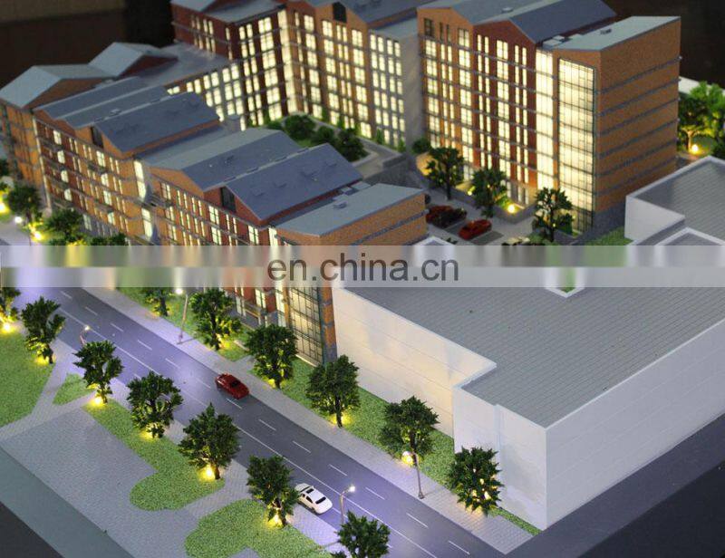 Conceptual building scale model maker for company display