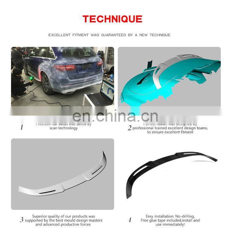 Carbon Fiber Rear Roof Spoiler for Alfa Romeo Stelvio 2017-2018