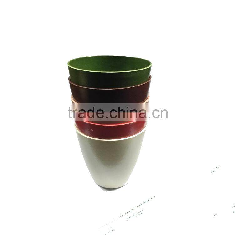 colorful plant Fiber flower pot