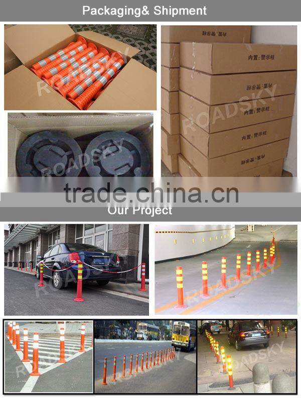 Driveway Construction Safety High Brightness Flexible Delineator Post