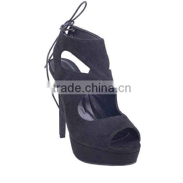 sexy suede back closure slingback d'orsay peep toe high stiletto heel party shoes
