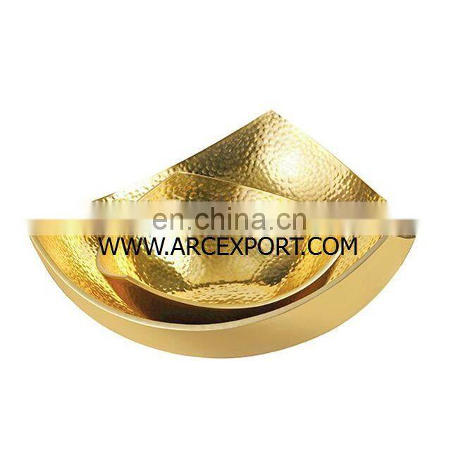 gold designer bowl