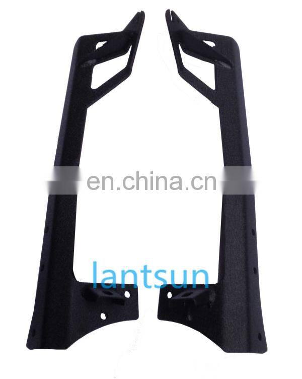 J002 bracket for jeep for wrangler JK 2007-2017  windscreen brackets -02  with A holder 50 inch straight led light bar LANTSUN