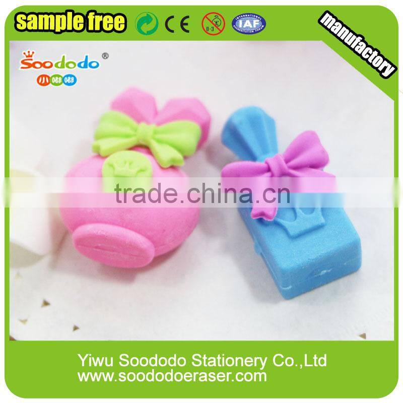 Collectible Perfume Bottle Shaped Eraser for Gift