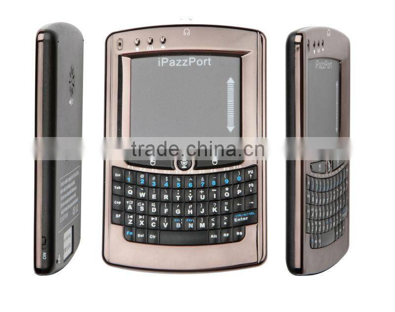 Mini 2.4GHz Voice Wireless iPazzPort Keyboard Mouse Touchpad Speaker Microphone