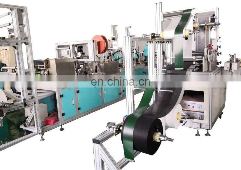 Full Automatic Surgical Mask Making Machine Face Mask Making Machines Madical Masks Production Line