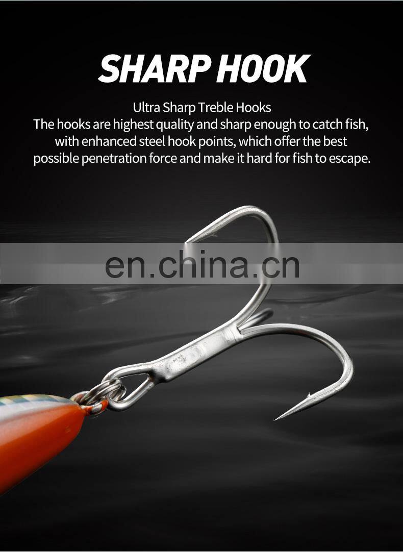 JOHNCOO 105mm 18.5g 3D Eyes Life-like Slow Sinking Minnow Lure Bass Fishing Lures