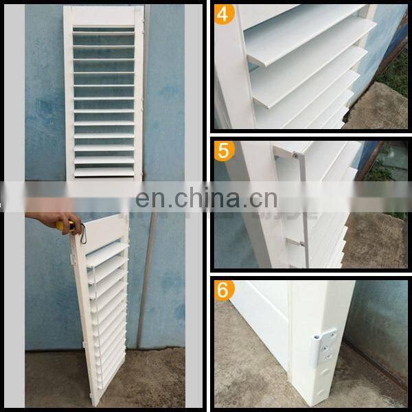 High end PVC/UPVC jalousie louver windows durable windows shutters Philippine shutter