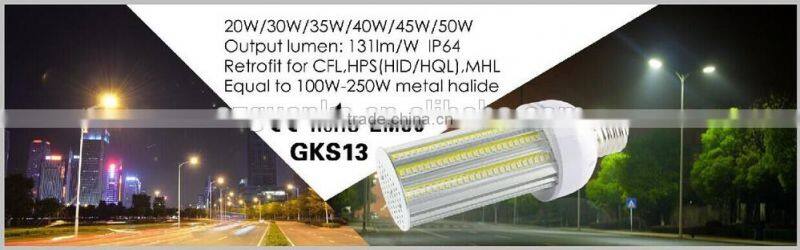 CE/RoHs 4000 lumen 180 degree led street lamp