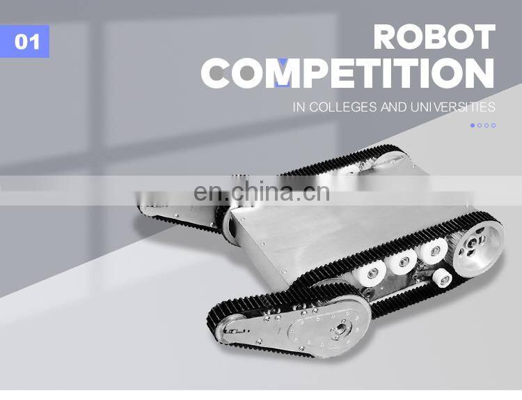 Small size UGV swing arm robot chassis for anrrow space inspection