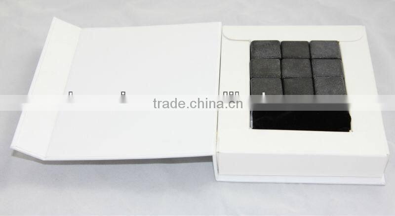 Wholesale soap stone whisky stone 9pcs/set