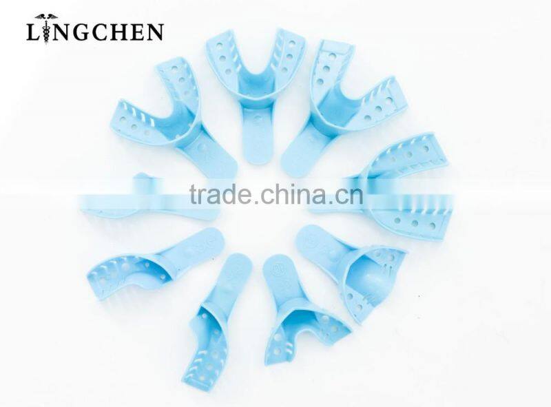 2016 New style Dental disposable plastic dental Impression tray