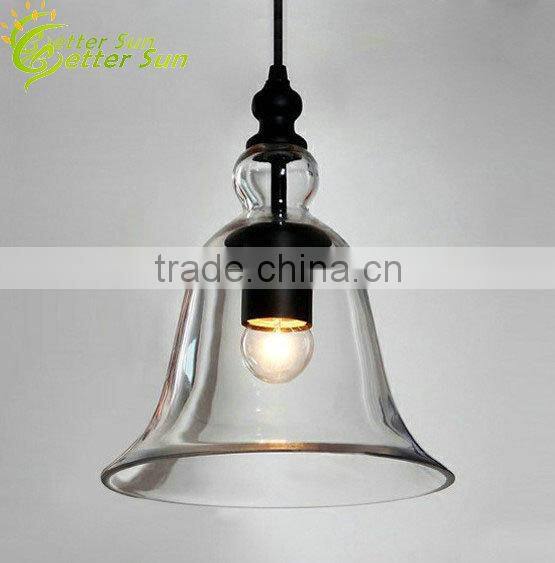 Edison Vintage Iron RH Loft Glass Modern Pendant Lamp
