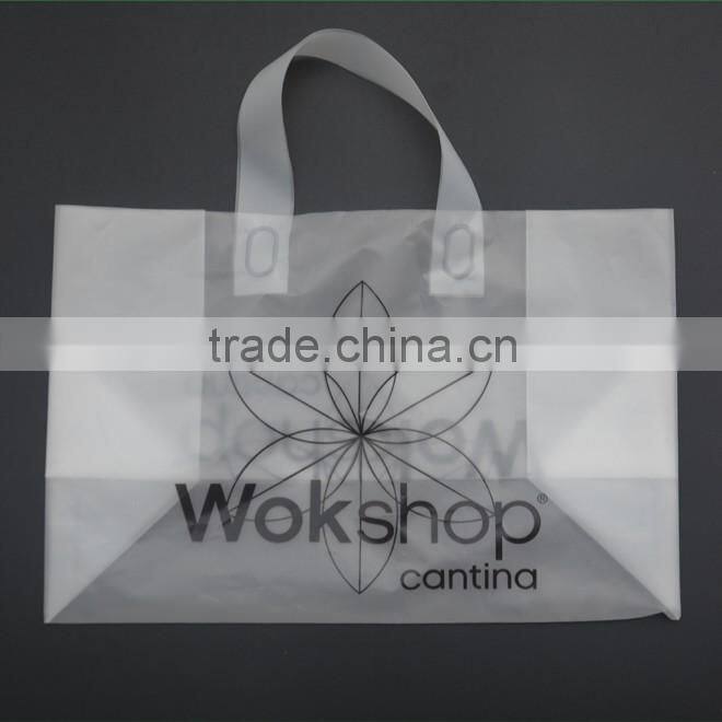 household reusable shopping bag soft loop square bottom