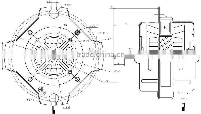 copper winding Wash Machine parts