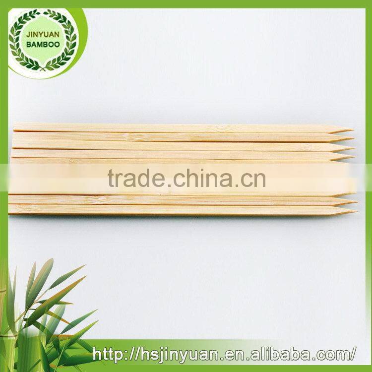 New product high quality flat shape disposable bamboo kebab skewer